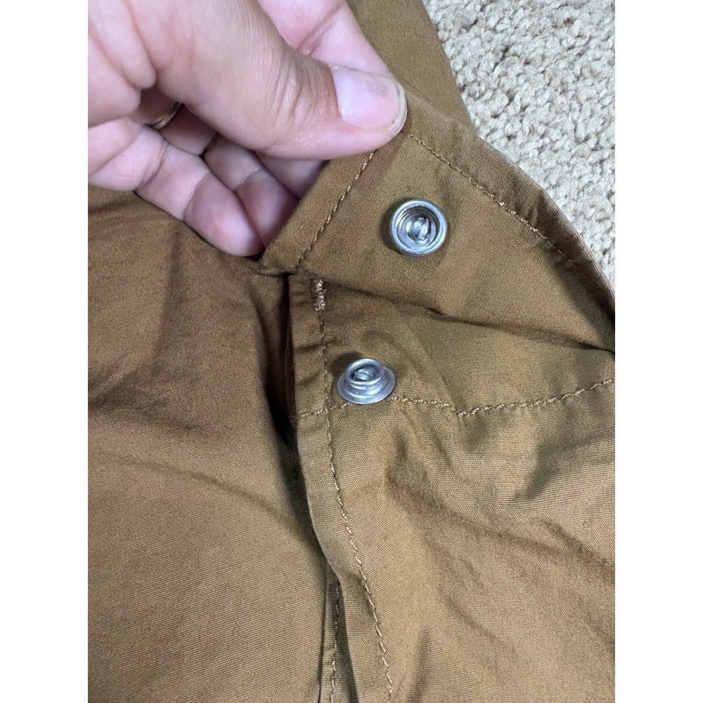 Levis Straus XX Cargo Taper Pants Men 38x30 Brown Utility Snap Pockets High Rise - Picture 10 of 11